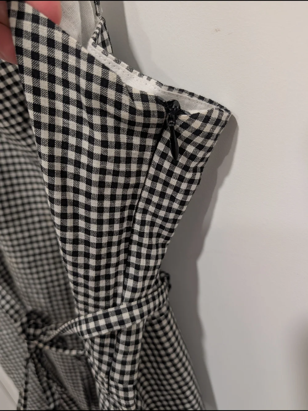 Frank And Oak Gingham Mini Dress 100% Cotton - Picture 4 of 7